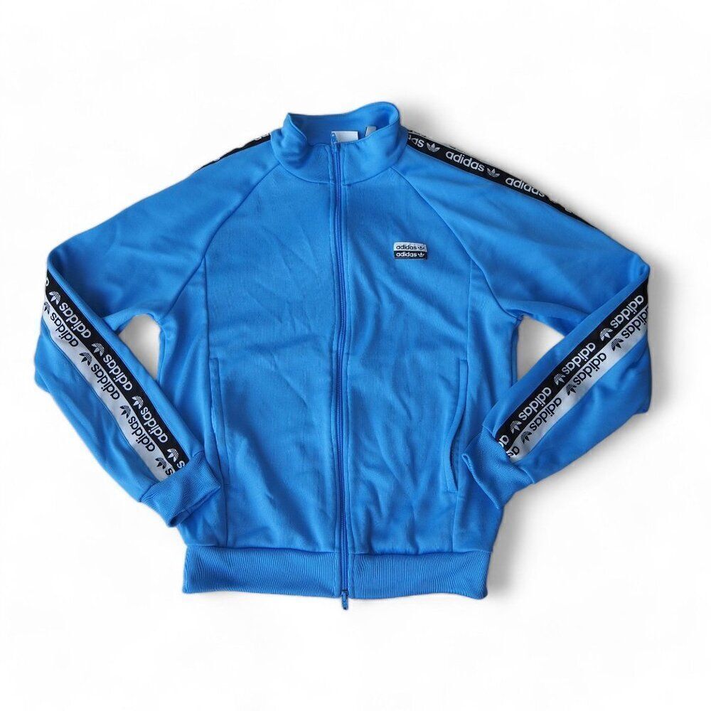 Adidas Originals "Reveal Your Voice" Taped Track Jacket Blue FP9053 Men's M